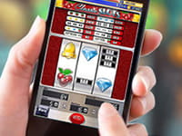 Mobile gaming on a smartphone - great way to play portably